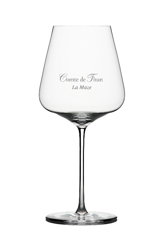 Comte de Thun Cabernet, Merlot, Syrah Glas von Zalto